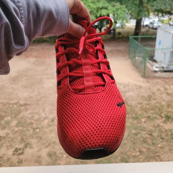 Puma Red Athletic Sneakers - Picture 2 of 7